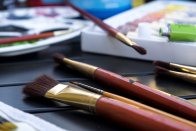 Pinsel und Farben Pinsel und Farben
