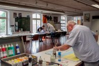 Acrylkurs im Zeichensaal der Kunstschule Acrylkurs im Zeichensaal der Kunstschule